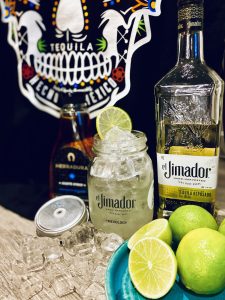 Margarita cocktail with lime and El Jimador bottle at a function venue in Richmond.